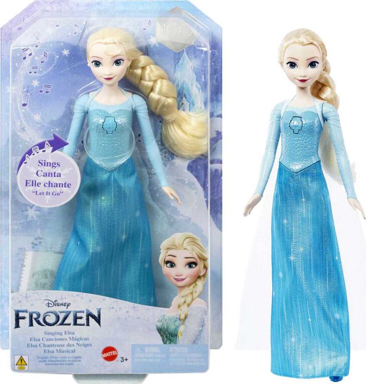 La poupée chantante La Reine des Neiges avec micro de Taldec de Taldec