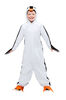 Rubies Penguin Comfywear Hooded Jumpsuit for Kids, Unisex L/XL