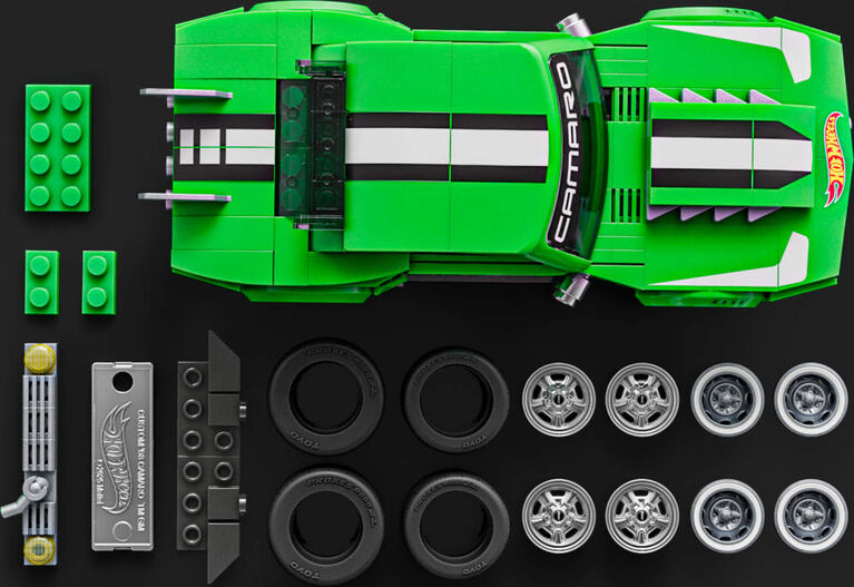 Mattel - Brick Shop - HW - Camaro Custom 1968, 289 pièces, de collect.