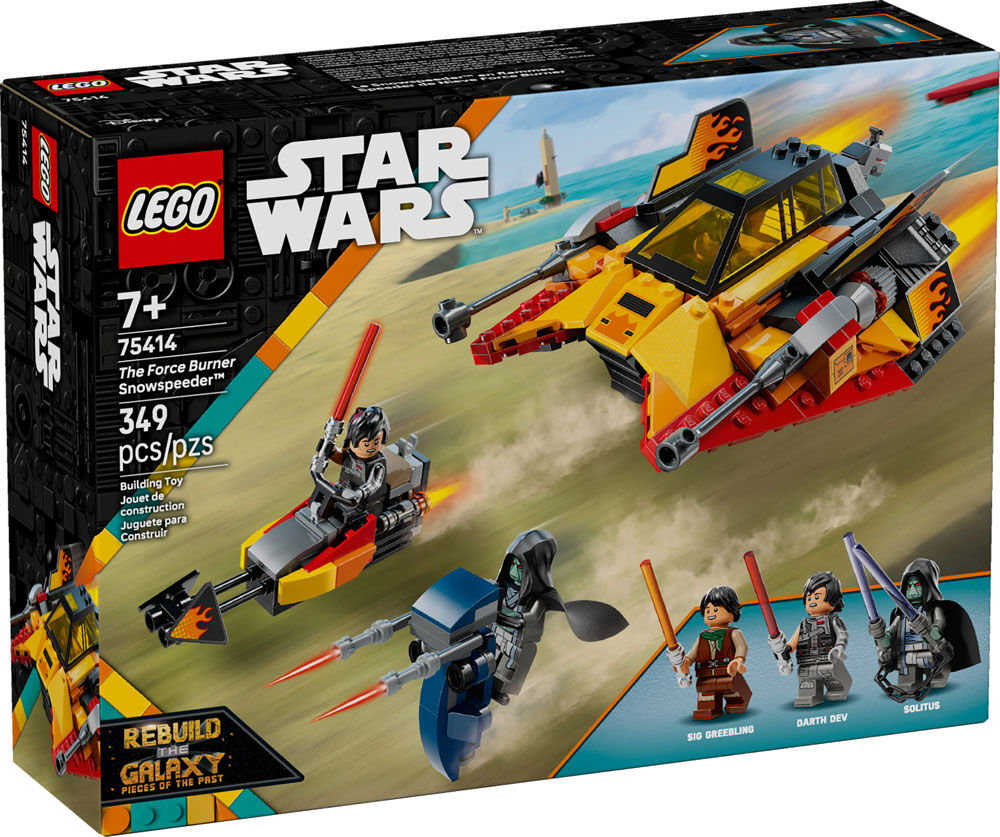 LEGO Star Wars: The Force Burner Snowspeeder Building Toy for Kids, Boys & Girls, Ages 7+ -75414