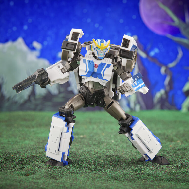 Transformers Legacy Evolution Deluxe Class Robots in Disguise 2015 Universe Strongarm 5.5 Inch Action Figure