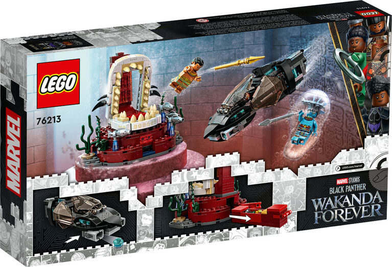 LEGO Marvel La salle du trône du roi Namor 76213 Ensemble de construction (355 pièces)