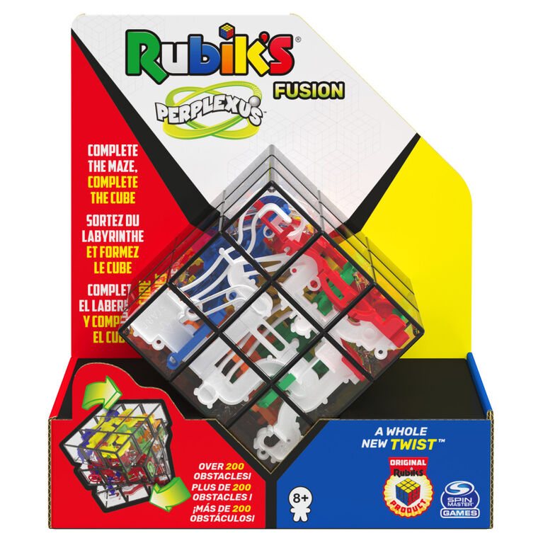 Rubik's Perplexus Fusion 3 x 3, Challenging Puzzle Maze Ball Skill Game