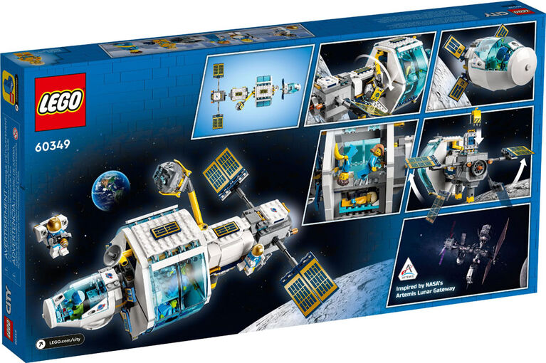 LEGO City Lunar Space Station 60349 Building Kit (500 Pieces)