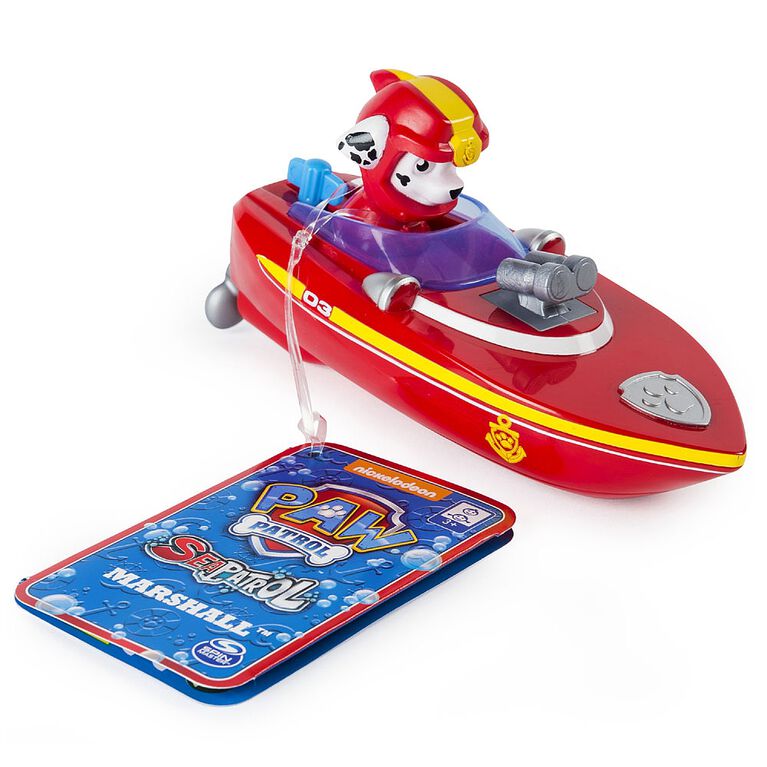 Paw Patrol - Bath Paddling Sea Patrol Pup Boat - Marshall