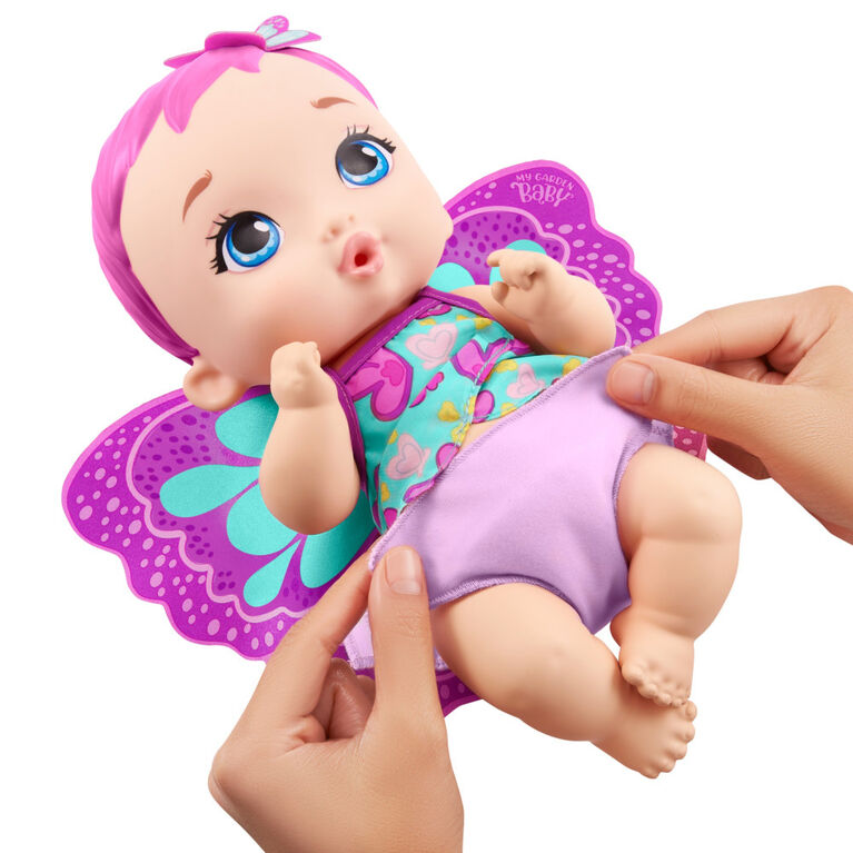 Baby Alive Bébé et sa couche, boit et mouille sa couche, couche  réutilisable en tissu, poupée - Notre exclusivité