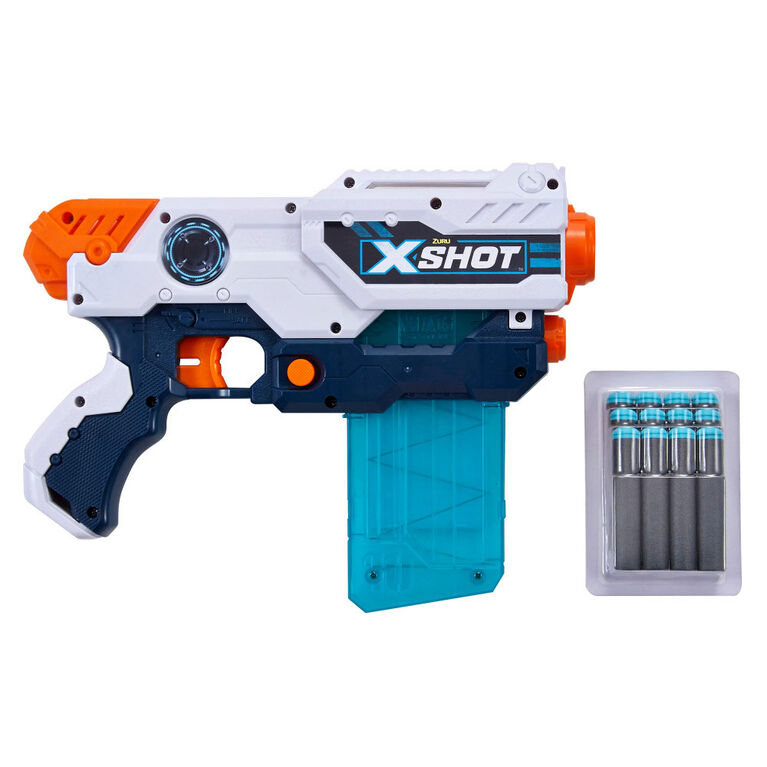 Pistolet à fléchettes X-Shot Excel Hurricane Clip (10 fléchettes) de ZURU