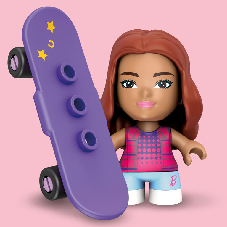 Mega Construx Barbie Skateboarder