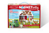 Melissa & Doug Magnetivity Magnetic Tiles Building Play Set - À la ferme avec véhicule tracteur