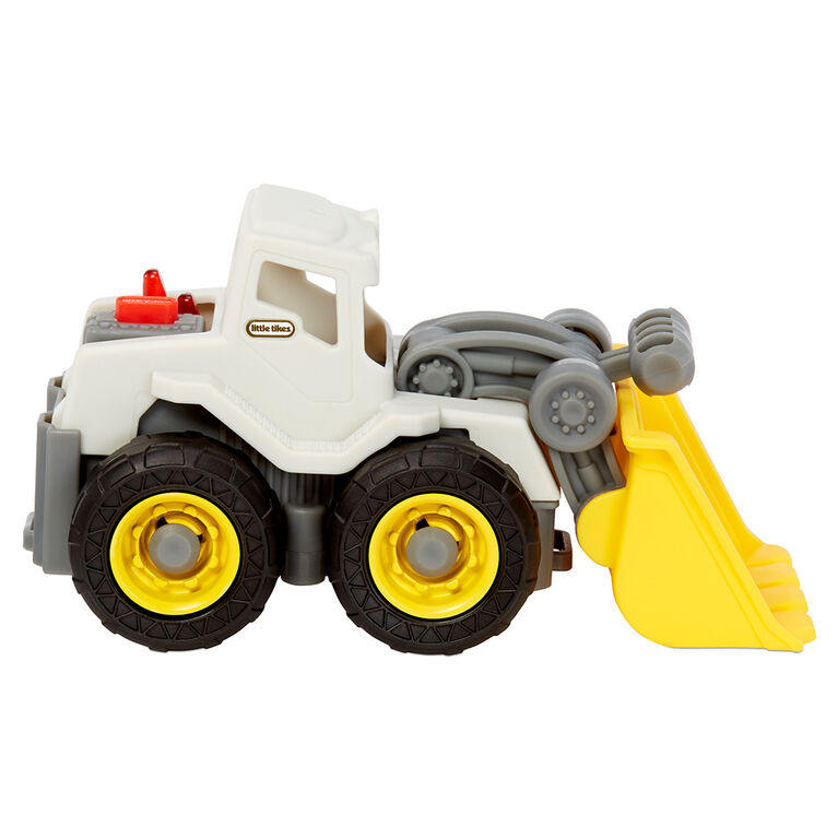 Mini pelle mécanique Little TikesMD Dirt DiggersMC voiture-jouet multicolore pour l'intérieur et l'extérieur et véhicules-jouets pour un divertissement en tout lieu pour les enfants de 2 ans et +