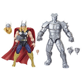 Hasbro Marvel Legends Series Thor vs. Marvel's Destroyer, Avengers 60th Anniversary Collectible 6 Inch Action Figures