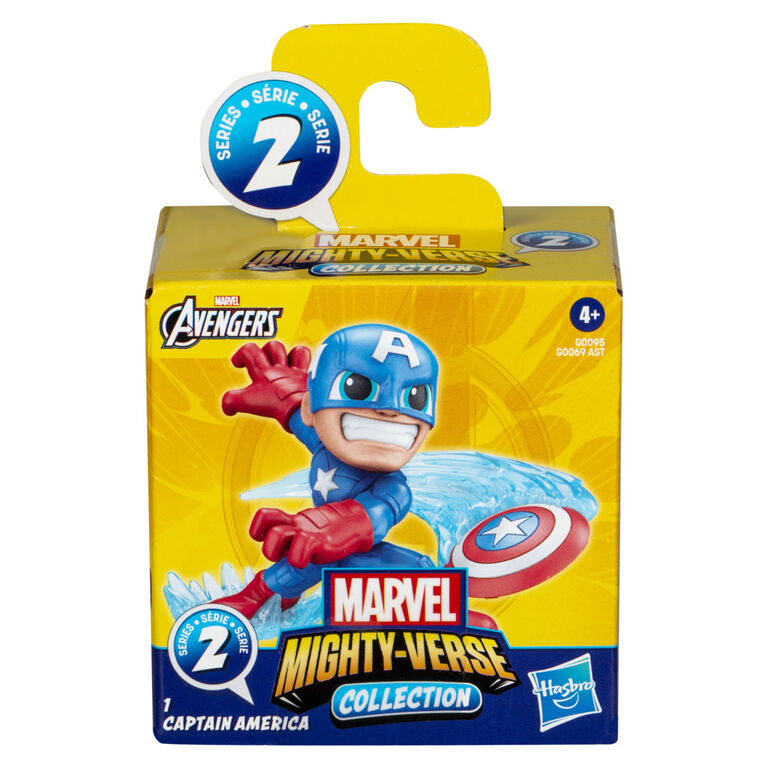 Marvel Avengers Mighty-Verse Collection Series 2, Captain America Action Figure Marvel Avengers Mighty-Verse Collection Series 2, Captain America Action Figure
