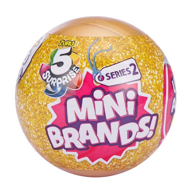 5 Surprise Mini Brands Mystery Capsule Real Miniature Brands