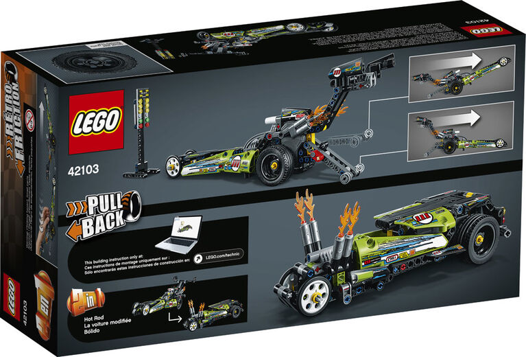 LEGO Technic Le dragster 42103 (225 pièces)