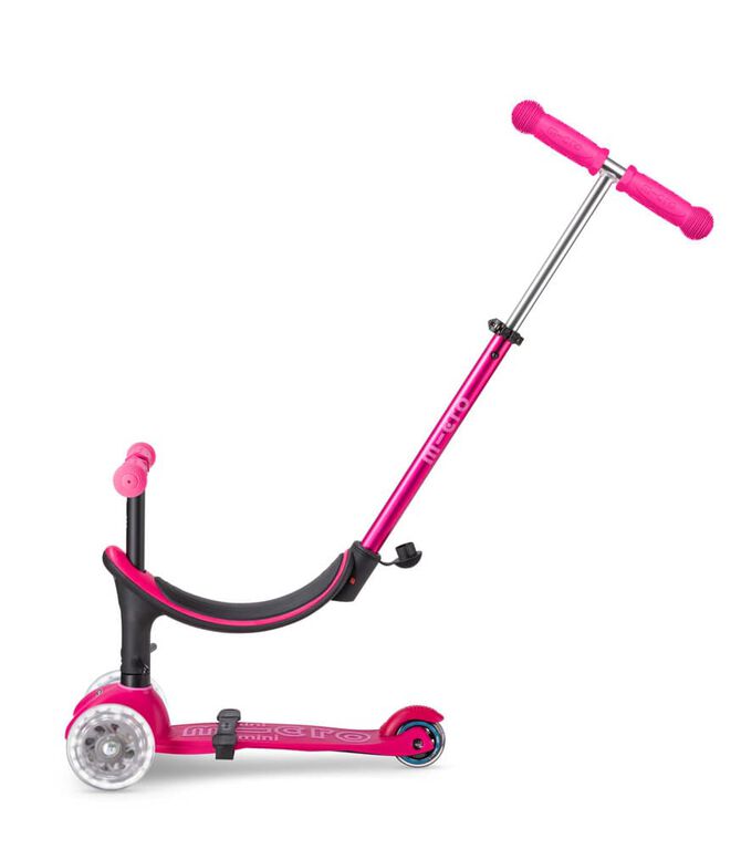 Micro Mini2Grow Deluxe Led Scooter/Pink
