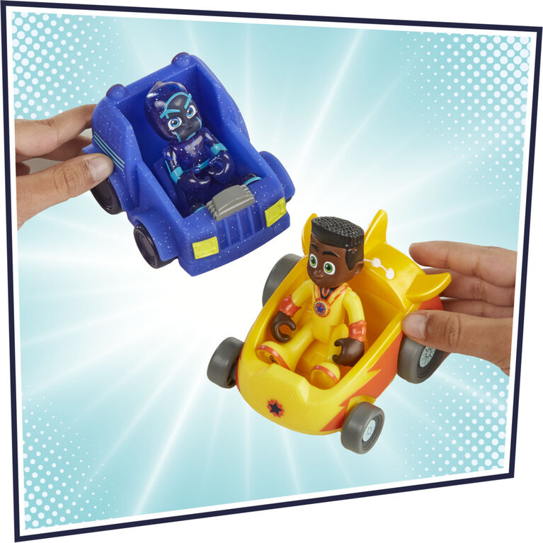 PJ Masks Newton Star vs Night Ninja Battle Racers