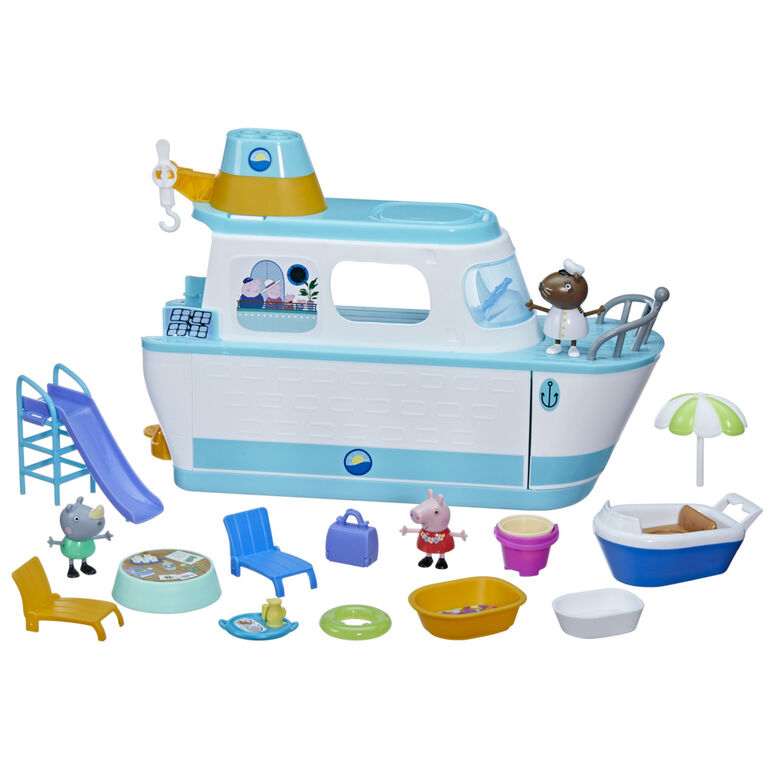 Peppa Pig, coffret de jeu Le bateau de croisière de Peppa