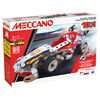 Meccano, 10-in-1 Racing Vehicles STEM Model Building Kit with 225 Parts and Real Tools