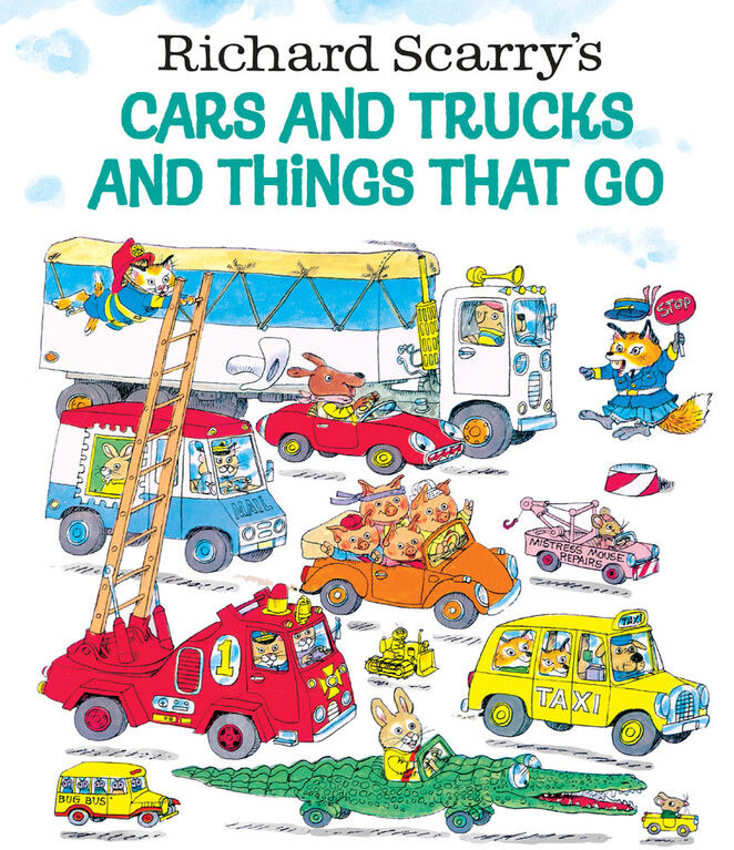 Richard Scarry's Cars and Trucks and Things That Go - English Edition