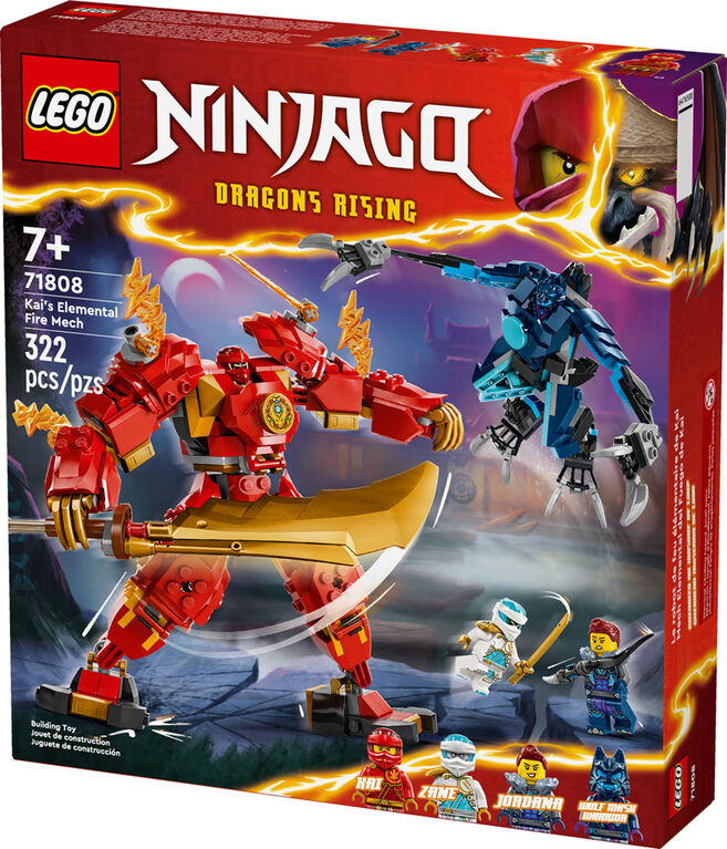 LEGO NINJAGO Le robot de feu élémentaire de Kai 71808