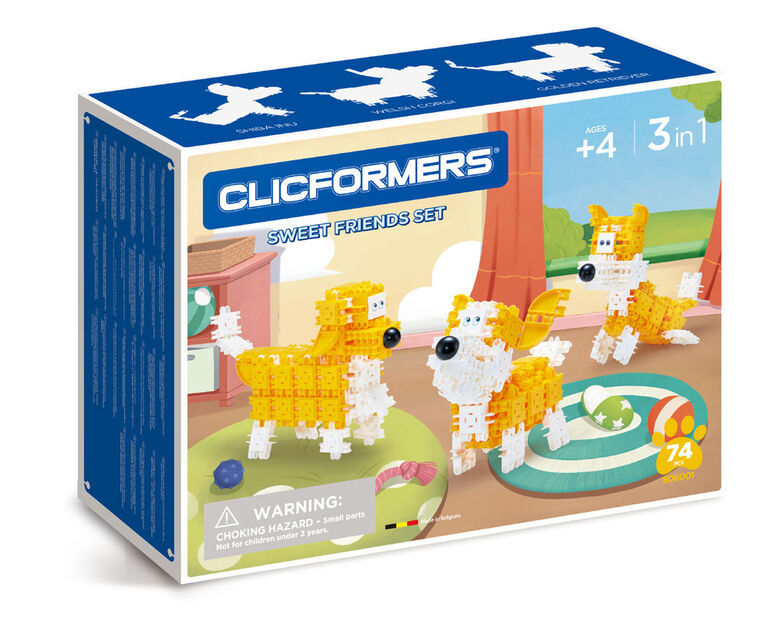 Clicformers - Coffret Sweet Friends de 79 pièces
