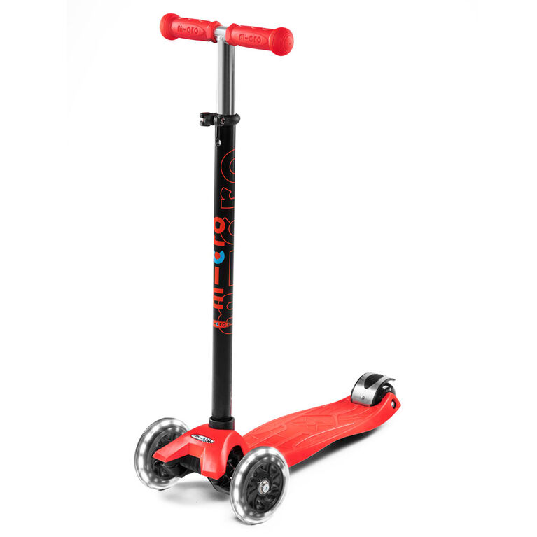 Micro Scooters Maxi Micro Classic Led Kickboard Red - R Exclusive