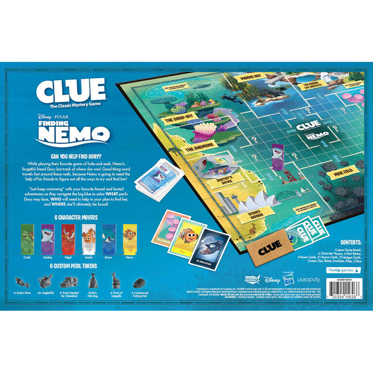 USAopoly CLUE: Finding Nemo - English Edition