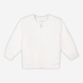 Rococo Zip Jacket White 0-3 Months