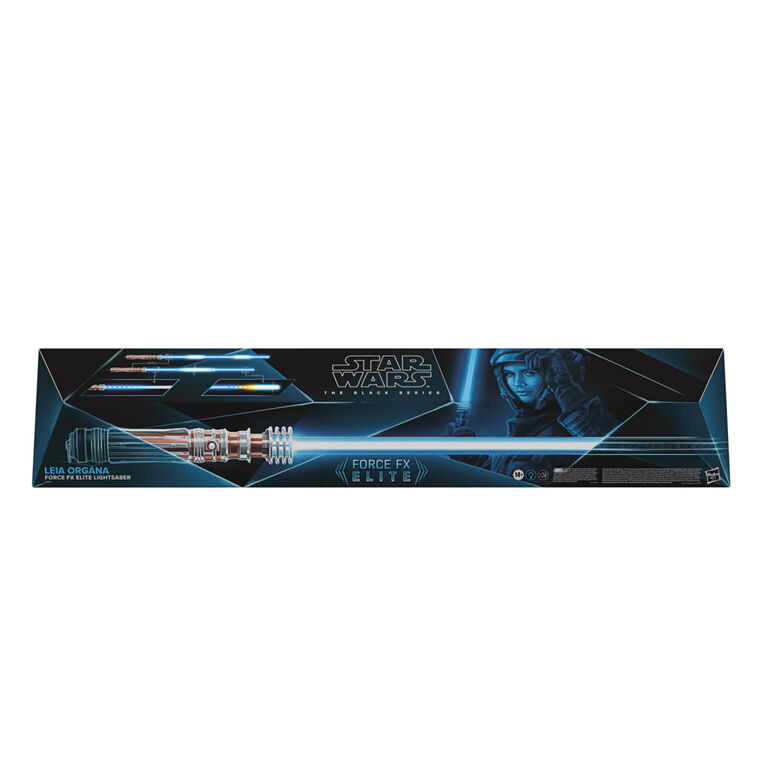 Star Wars The Black Series Leia Organa Force FX Elite Lightsaber with Advanced LED and Sound Effects