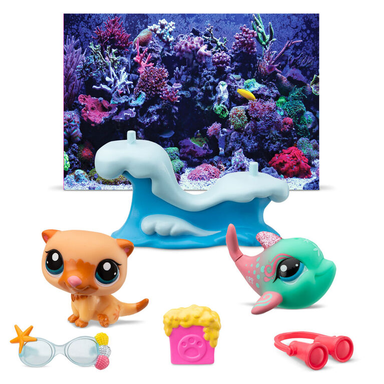 Littlest Pet Shop Petfluencers Aquarium Shell-Fie - R Exclusive