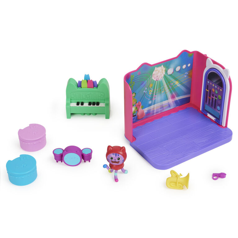 Gabby's Dollhouse, Groovy Music Room with Daniel James Catnip Figure
