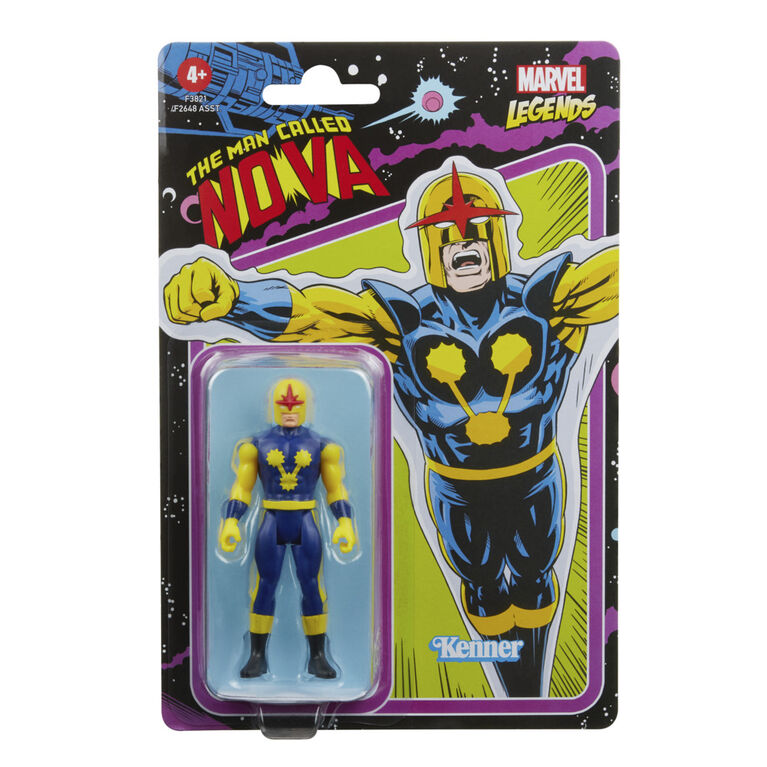 Hasbro Marvel Legends Series 3.75-inch Retro 375 Collection Marvel's Nova Action Figure