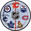 NHL Fans 7" Plates, 8 pieces