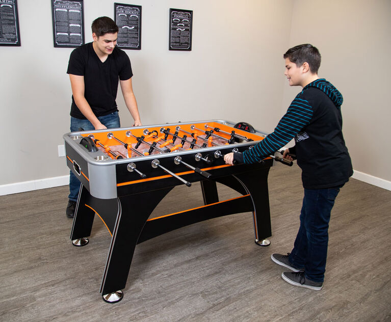 Trailblazer 56 Inch Foosball Table - Orange and Black