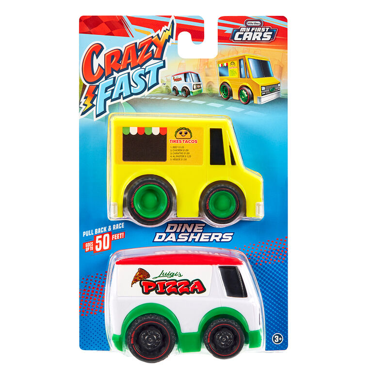 Paquet de 2 voitures Little Tikes My First Cars Crazy Fast, Dine Dashers