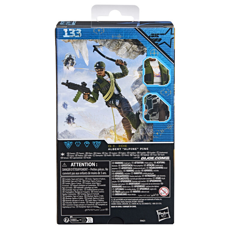 G.I. Joe Classified Series #133, ALBERT "ALPINE" PINE Action Figure