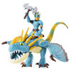 How To Train Your Dragon, Stormfly and Astrid, Dragon with Armored Viking Figure