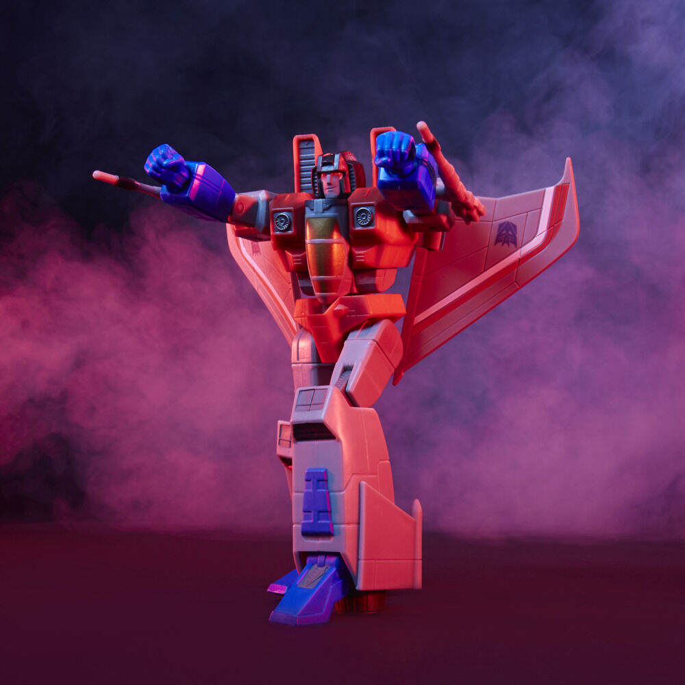 Transformers R.E.D. [Robot Enhanced Design] G1 Coronation Starscream, Non-Converting Figure, 8 and Up, 6-inch