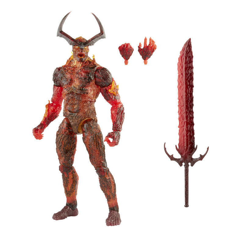 Hasbro Marvel Legends Series, figurine Surtur de 15 cm, personnage Infinity Saga, design premium, 3 accessoires