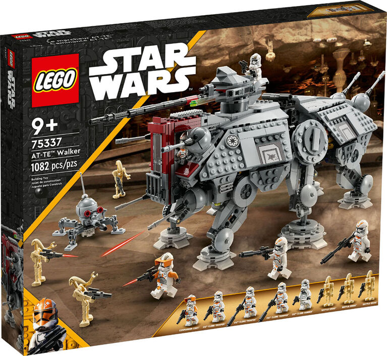 LEGO Star Wars AT-TE Walker 75337 Building Kit (1,082 Pieces)