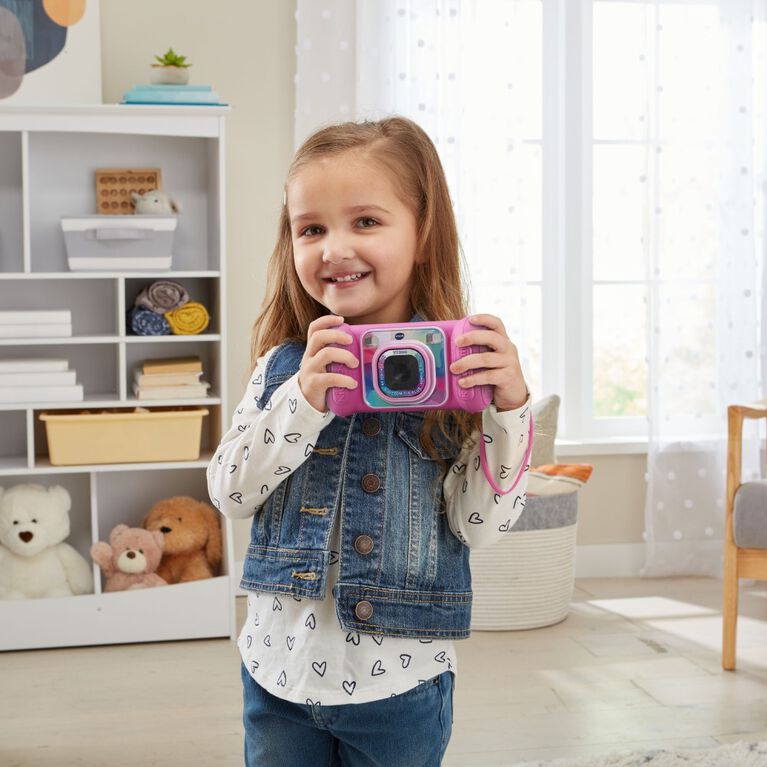 VTech KidiZoom Camera Pix Plus - Pink - Bilingual English/French