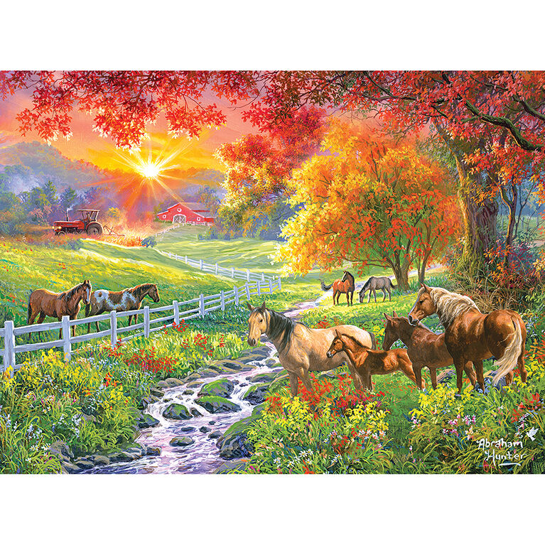 Cra-Z-Art - Abraham Hunter 1000pc Puzzle - September Pasture
