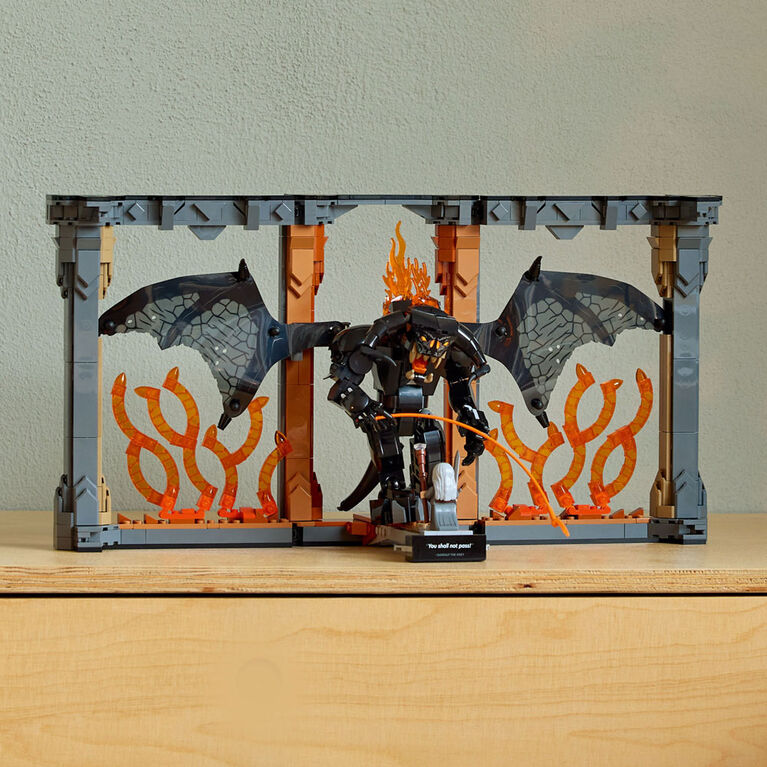 LEGO Icons Le Seigneur des Anneaux : Le Coin Lecture du Balrog , Souvenir du Film, Ensemble Décoratif 10367