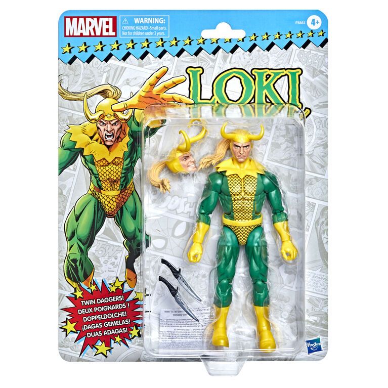 Marvel Legends Series Loki Retro Packaging Action Figure