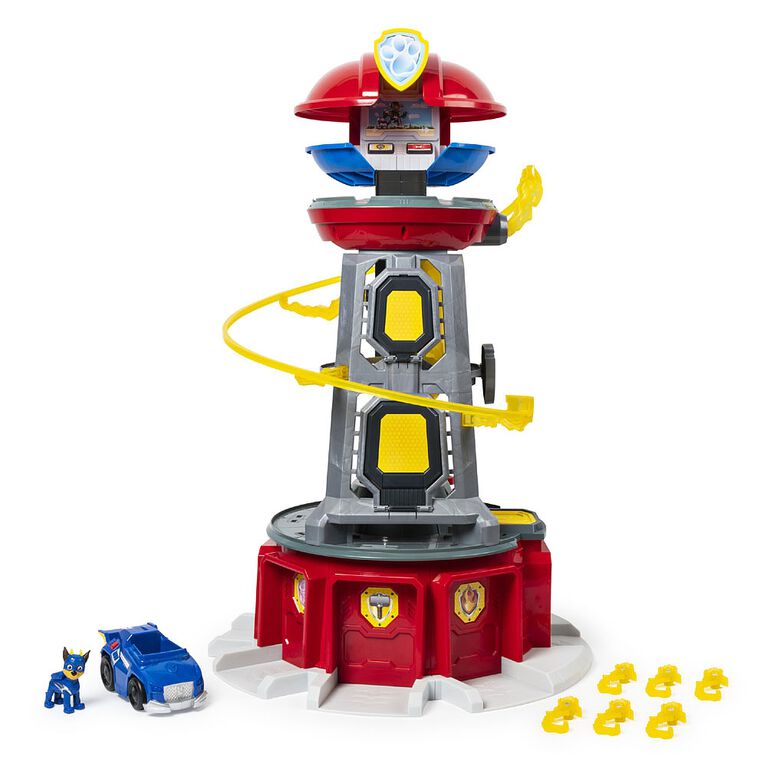 Paw Patrol Mighty Pups Super Paws Mighty Lookout Tower Tour De