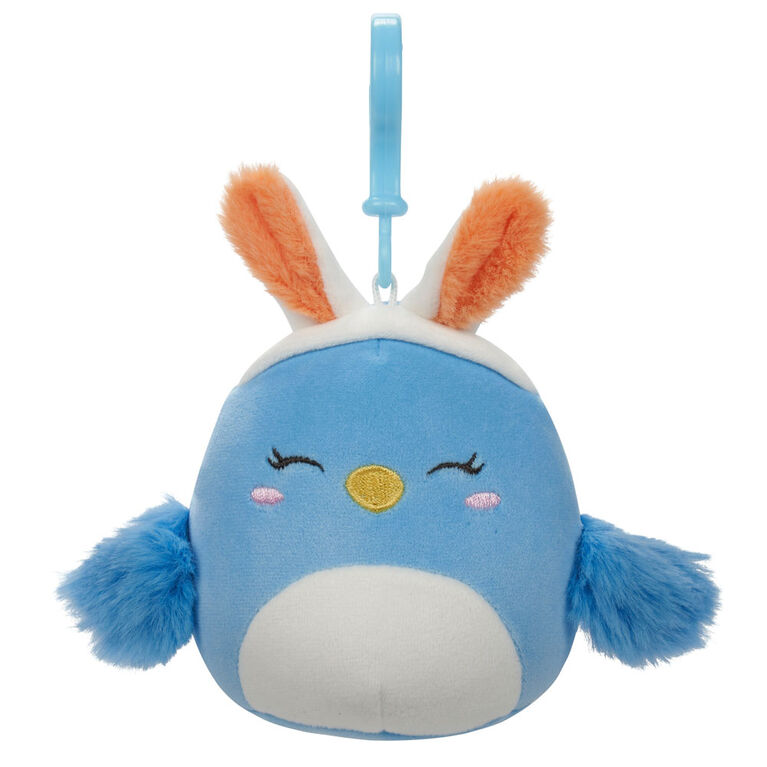 Squishmallows 3.5" Easter Clip-On - Bebe Blue Bird