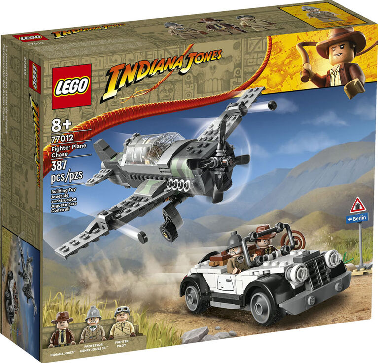 LEGO Indiana Jones La poursuite en avion de chasse 77012 Ensemble de jeu de construction (387 pièces)