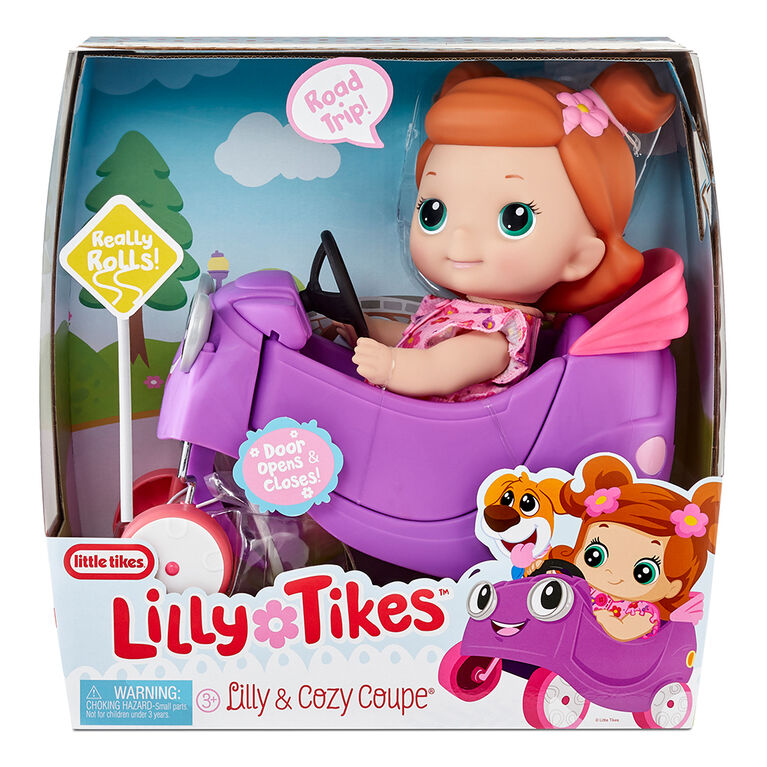 Lilly Tikes Lilly and Cozy Coupe Doll and Toy Car