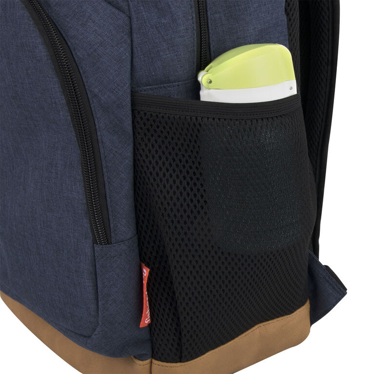 Sac à dos à langer Grayson de Fisher Price, Denim