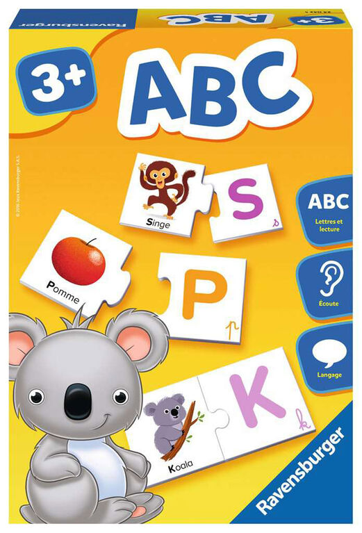 Ravensburger! "A,B,C" Game - French Edition